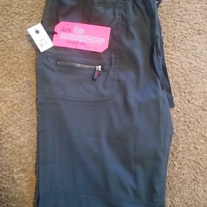 NWT Koi Lite Slim Fit Gray Pants Size Large Tall